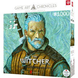 Game Art Chronicles Puzzle: The Witcher Geralt & Vincent van Gogh 1000 elementów