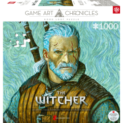 Game Art Chronicles Puzzle: The Witcher Geralt & Vincent van Gogh 1000 elementów