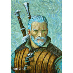 Game Art Chronicles Puzzle: The Witcher Geralt & Vincent van Gogh 1000 elementów