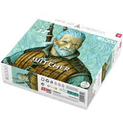 Game Art Chronicles Puzzle: The Witcher Geralt & Vincent van Gogh 1000 elementów