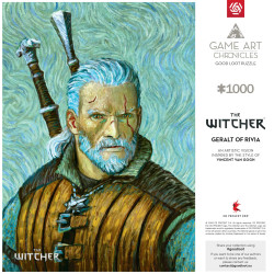 Game Art Chronicles Puzzle: The Witcher Geralt & Vincent van Gogh 1000 elementów