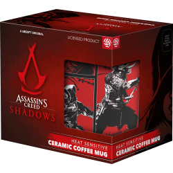 Kubek z termoaktywną aplikacją Assassin's Creed Shadows