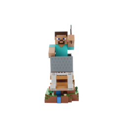 Stojak na kontroler lub telefon Minecraft Steve Cable Guy R.E.S.T