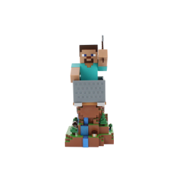 Stojak na kontroler lub telefon Minecraft Steve Cable Guy R.E.S.T