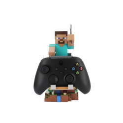 Stojak na kontroler lub telefon Minecraft Steve Cable Guy R.E.S.T
