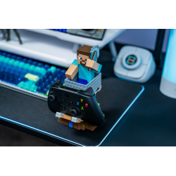 Stojak na kontroler lub telefon Minecraft Steve Cable Guy R.E.S.T