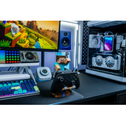 Stojak na kontroler lub telefon Minecraft Steve Cable Guy R.E.S.T
