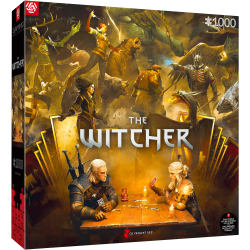 Good Loot Gaming Puzzle: The Witcher (Wiedźmin) Playing Gwent 1000 elementów