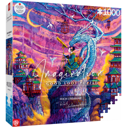 Good Loot Imagination Puzzle: Roch Urbaniak Sakura i Ryu / Sakura & Ryu 1000 elementów