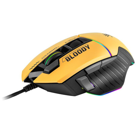 Mysz przewodowa A4Tech Bloody W95Max USB Sport Lime