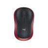 Mysz bezprzewodowa Logitech M185 optyczna czarno-czerwona