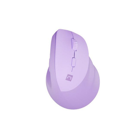 Mysz bezprzewodowa Natec Crake 2 Bluetooth 5.2 + 2.4GHz 2400DPI wertykalna pure lavender