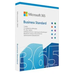 Oprogramowanie Microsoft M365 Bus Standard Retail Polish Subscription P8 EuroZone 1 License Medialess 1 Year