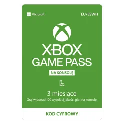 Xbox Game Pass na konsolę - Subskrypcja na 3 miesiące