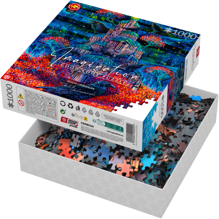 Good Loot Imagination Puzzle: Roch Urbaniak Twierdza Pani Kruków / Raven Queen's Fortress 1000 elementów