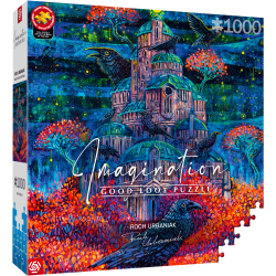 Good Loot Imagination Puzzle: Roch Urbaniak Twierdza Pani Kruków / Raven Queen's Fortress 1000 elementów