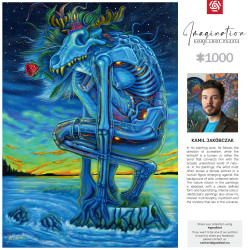 Good Loot Imagination Puzzle: Kamil Jakóbczak Biały Wilk / White Wolf 1000 elementów