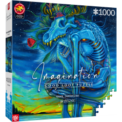 Good Loot Imagination Puzzle: Kamil Jakóbczak Biały Wilk / White Wolf 1000 elementów