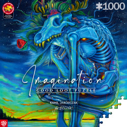 Good Loot Imagination Puzzle: Kamil Jakóbczak Biały Wilk / White Wolf 1000 elementów