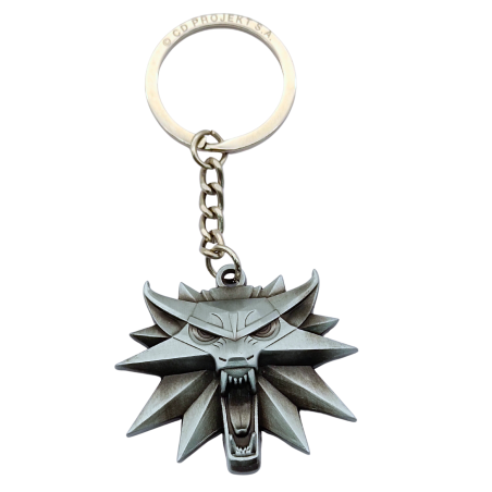 MERCH: The Witcher 3 Wolf Medallion Keychain