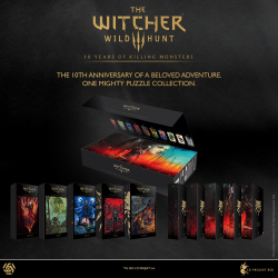 Good Loot The Witcher (Wiedźmin) 3: Wild Hunt 10th Anniversary Puzzle Collection 10x500 el.