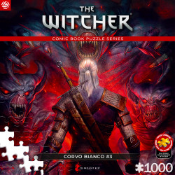 Good Loot Comic Book Puzzle: The Witcher (Wiedźmin) Corvo Bianco, 1000 elementów