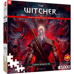 Good Loot Comic Book Puzzle: The Witcher (Wiedźmin) Corvo Bianco, 1000 elementów
