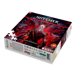 Good Loot Comic Book Puzzle: The Witcher (Wiedźmin) Corvo Bianco, 1000 elementów