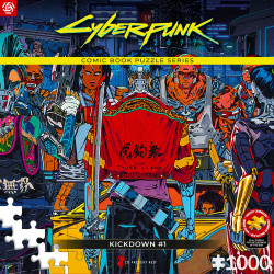 Good Loot Comic Book Puzzle: Cyberpunk 2077 Kickdown, 1000 elementów