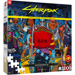 Good Loot Comic Book Puzzle: Cyberpunk 2077 Kickdown, 1000 elementów