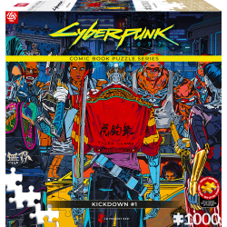 Good Loot Comic Book Puzzle: Cyberpunk 2077 Kickdown, 1000 elementów