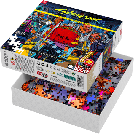 Good Loot Comic Book Puzzle: Cyberpunk 2077 Kickdown, 1000 elementów