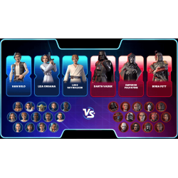 MONOPOLY Star Wars Heroes vs Villains - Nintendo Switch