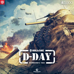 Gaming Puzzle: World of Tanks D-Day Puzzles 1000