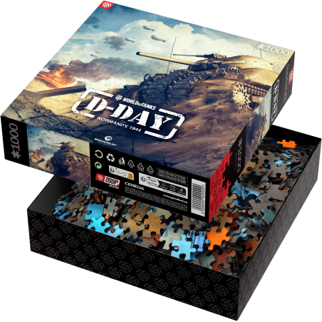 Gaming Puzzle: World of Tanks D-Day Puzzles 1000