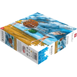 Imagination: Rafał Olbiński The Shape of Color Green Puzzles 1000