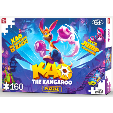 Kids: Kao The Kangaroo - Kao is back Puzzles 160
