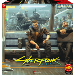 Gaming Puzzle: Cyberpunk 2077 Metro, 1000 elementów