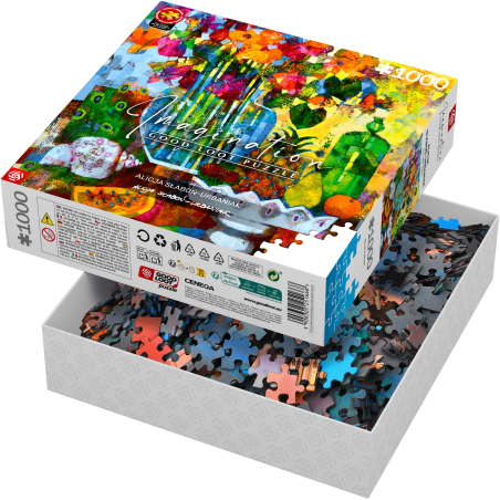 Imagination Puzzle: Alicja Słaboń-Urbaniak Jesienny Stół / Autumn Table, 1000 elementów