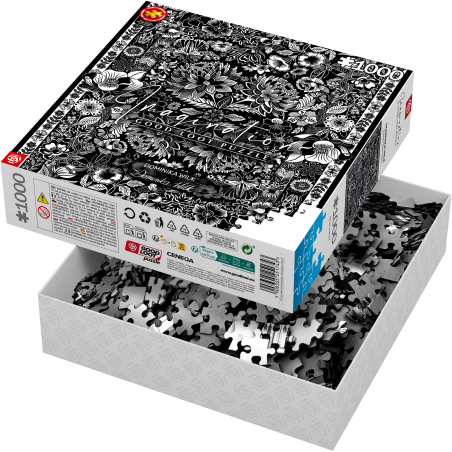 Imagination Puzzle: Dominika Wilk Monochrome Eden, 1000 elementów