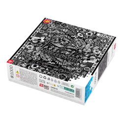 Imagination Puzzle: Dominika Wilk Monochrome Eden, 1000 elementów