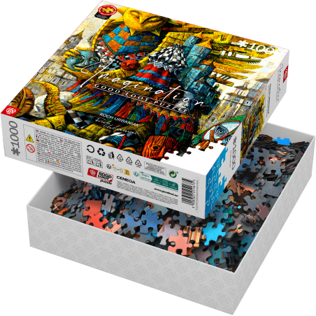 Imagination Puzzle: Roch Urbaniak Gezelth Słoneczny Błazen / Gezeleth The Sun Jester, 1000 elementów