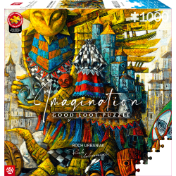 Imagination Puzzle: Roch Urbaniak Gezelth Słoneczny Błazen / Gezeleth The Sun Jester, 1000 elementów