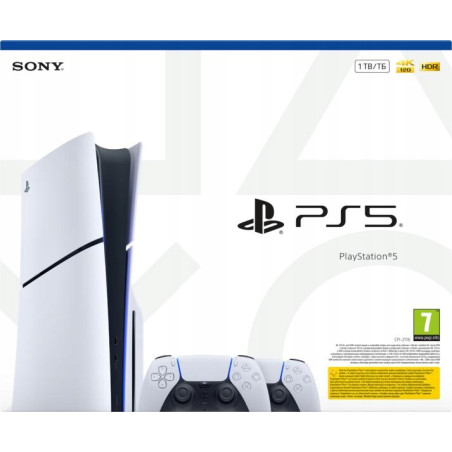 Sony Konsola Playsation 5 Slim Chassis E + Dualsense Biały