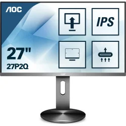 Monitor AOC 27" 27P2Q VGA DVI HDMI DP 4xUSB 3.1 głośniki