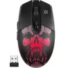 Mysz bezprzewodowa Defender BETA GM-707L optyczna 1600dpi czarna LED AKUMULATOR 6 przycisków Gaming bezklikowa silent