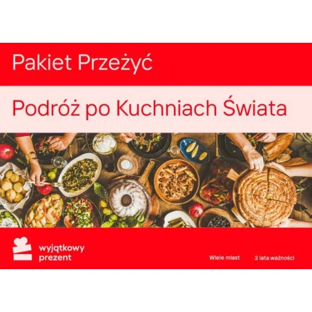 Pakiet Przeżyć Podróż po Kuchniach Świata