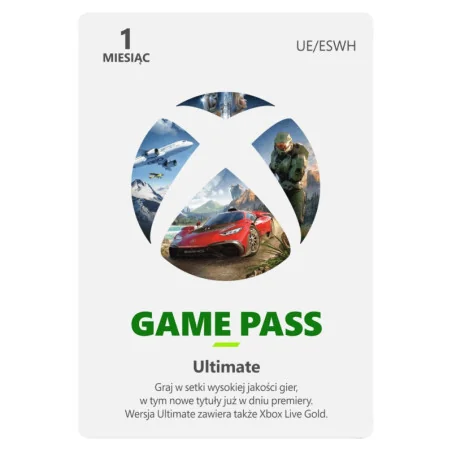 Game Pass Ultimate - 1 miesiąc (XSX/XSS/XboxOne/PC/Chmura)