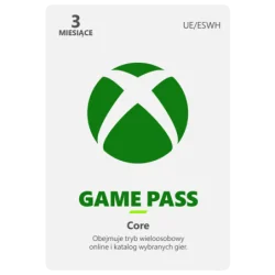 Xbox Game Pass Core – 3-miesięczne członkostwo