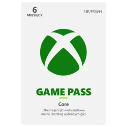 Xbox Game Pass Core – 6-miesięczne członkostwo